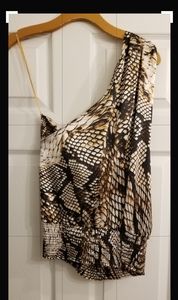 Arden B one shoulder tank top